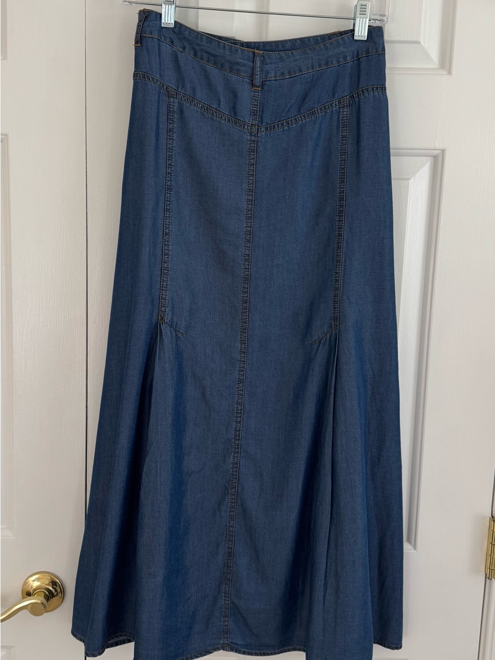 Cyrus Blue Denim Skirt - Picture 2 of 5
